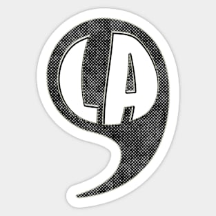 Comma la kamala harris Sticker